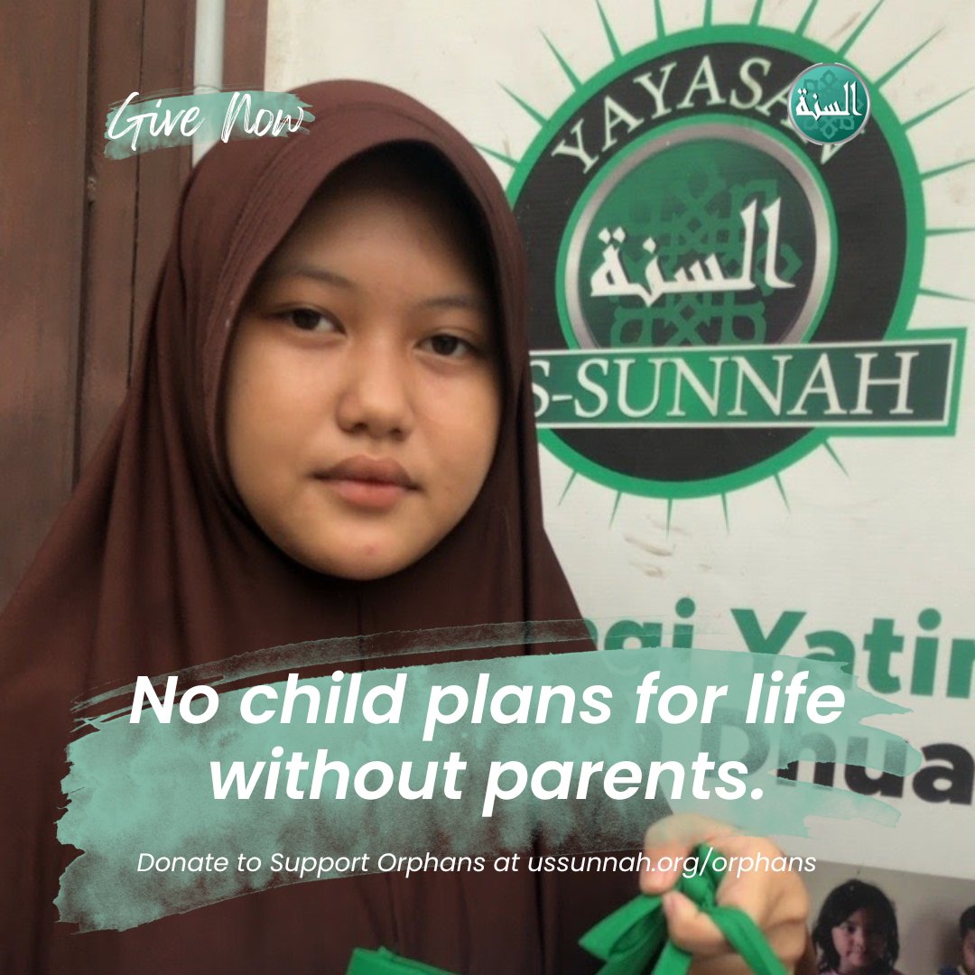 ussunnah.org/ramadan

No child plans for life without parents. Help them face tomorrow with reassurance.

#Quran #Hadith #IslamicReminder #Sunnah #Deen #Faith #IslamicQuotes