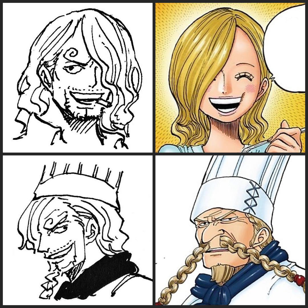 ssunshinesanji's tweet image. Splitting image of his parents 😭