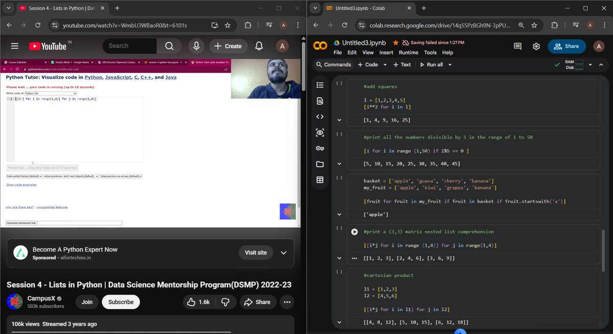 Ansh_niranjan1's tweet photo. #Day_90 of ML Series
Logic behind the code matters more.
Today’s learning stack :
» Gradient Boosting regression intuition
» Tree splits &amp; residual updates
» List comprehensions for cleaner Python logic
» Matrix &amp; cartesian product using nested loops
Better logic → better models https://t.co/v6Io57O62O