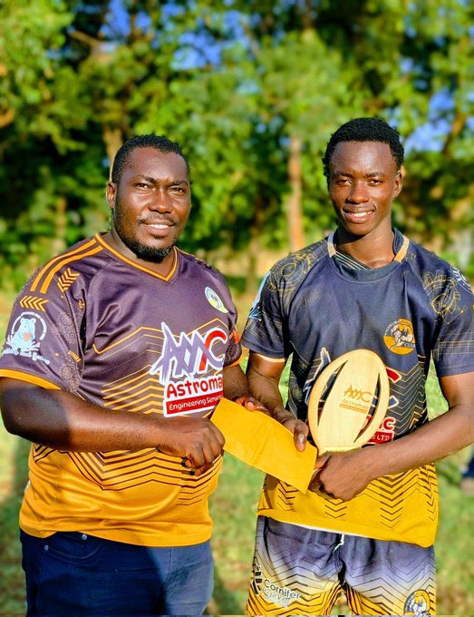 WalukubaRugbyUg's tweet photo. MVP and  @Astromaceng Player of the Match
Mr Hot wheels Issa Luqman, well in champ!
#barabriansinvasion https://t.co/maBKZnQI3F
