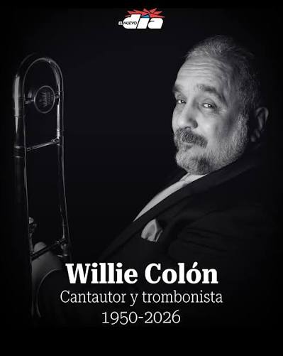 El grandísimo Willie Colòn trasciende de este plano, dejándonos un legado mùsical que sin duda pertenece al soundtrack de nuestras vidas. Descanse en paz Maestro!