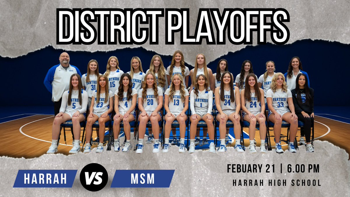 Harrah Lady Panthers Basketball tweet media
