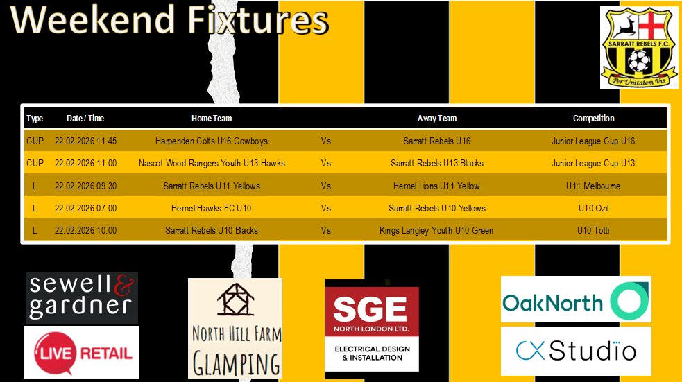 Sarratt Rebels Youth FC (@fcsarratt) on Twitter photo 