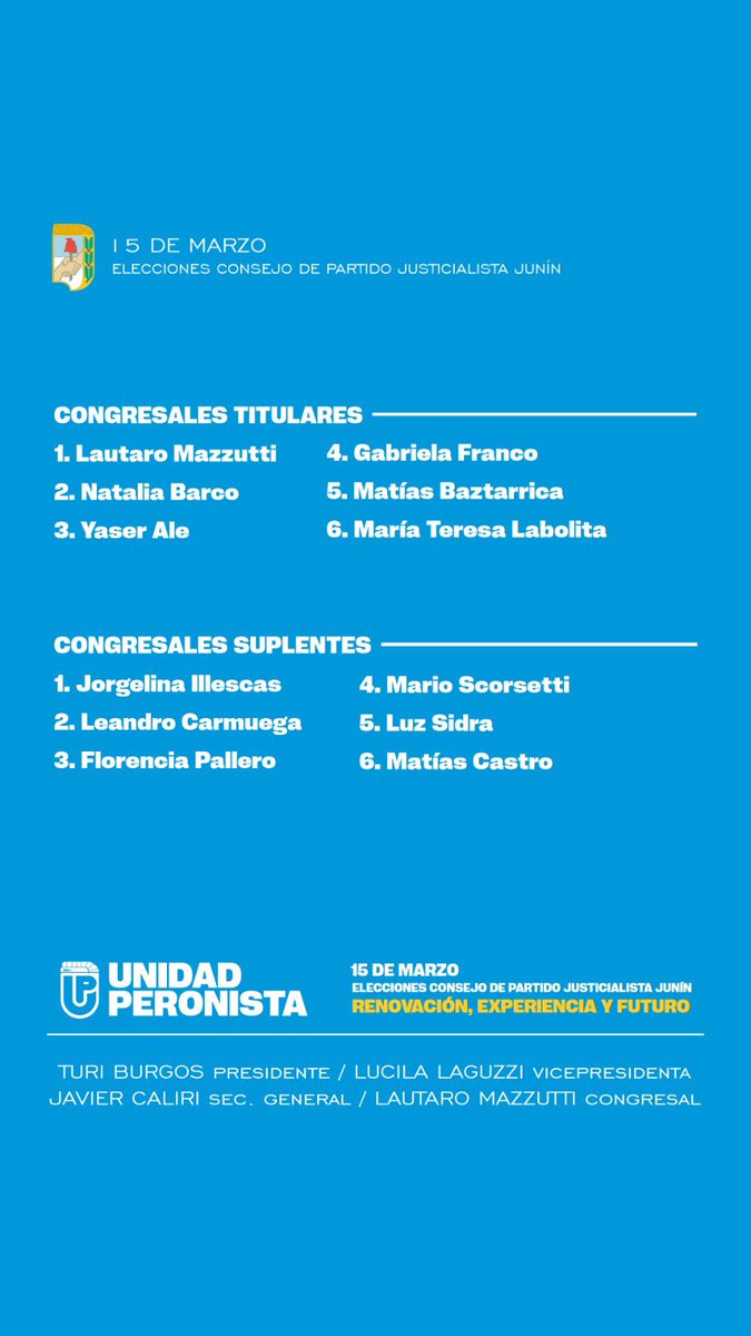 lacorrientejun's tweet photo. Como nos convoca nuestro gobernador @Kicillofok, asumimos el compromiso de fortalecer la unidad del Partido Justicialista en Junín. 

Creemos en un partido abierto, participativo y cercano. https://t.co/dfJaBMLmNh
