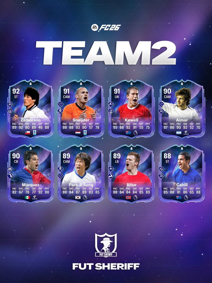 🚨🚨| NEW: FANTASY FC TEAM 2 HEROES COMING SOON!🔥🔥🔥

Stats are prediction 👀

Follow <a href="/FutSheriff/">Fut Sheriff</a> 🤪 #FC26