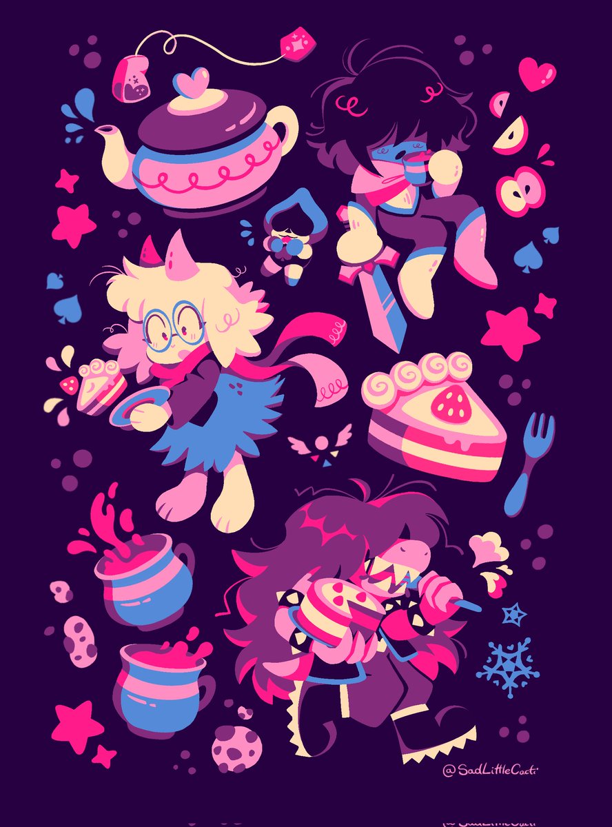 Tea time at Ralsei's 🫖☕🍪

#DELTARUNE