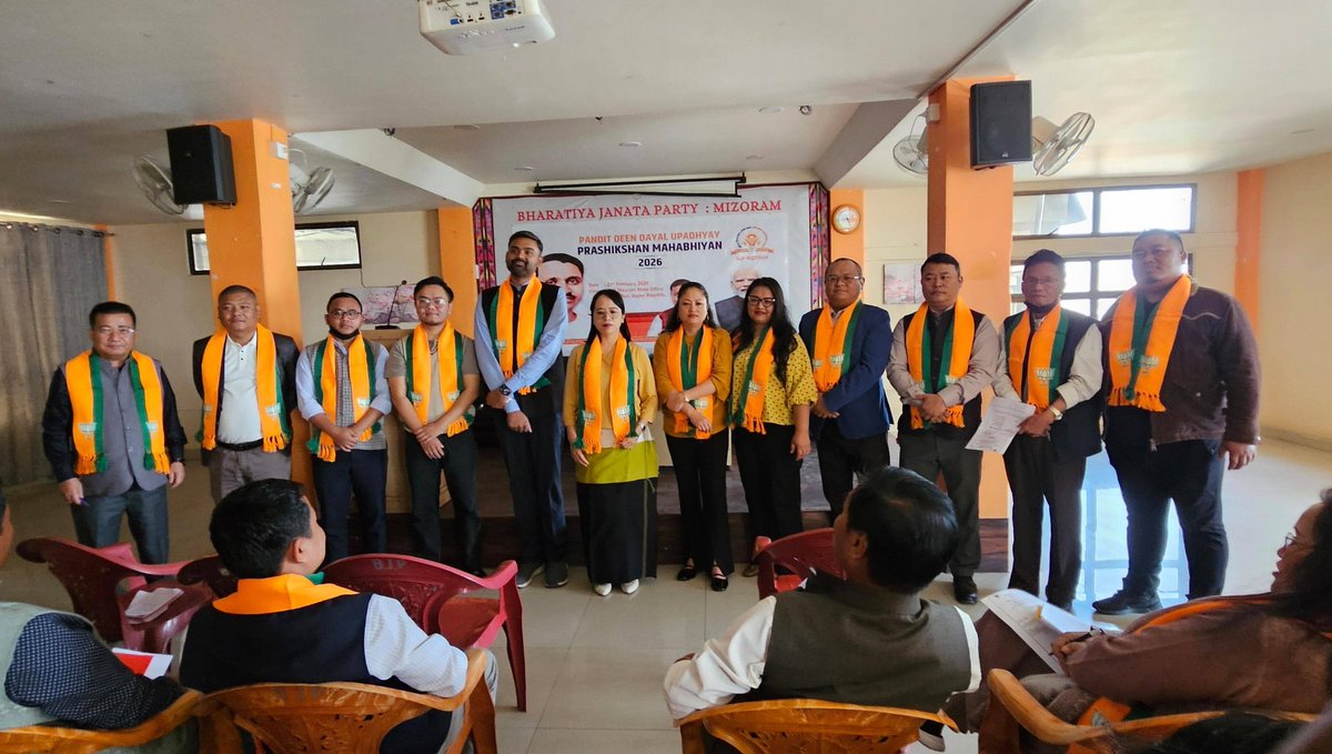 BJP Mizoram tweet media