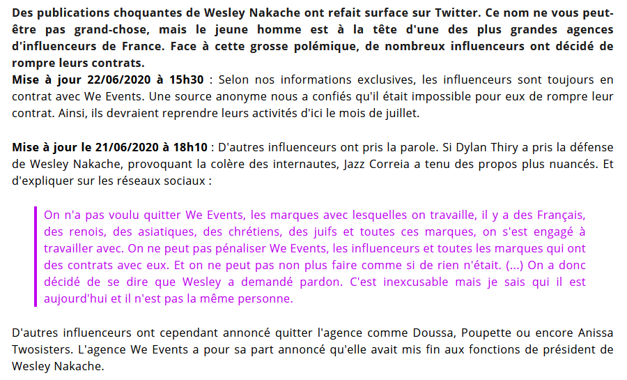 bkant's tweet photo. Ah. #Doussa #anissatwosisters En fouillant les archives des journaux, on comprend que aujourd'hui, Wesley et Poupette se sont mutuellement pardonné leurs erreurs de jeunesse. #poupettekenza #wesley #weevents #boycott #reconciliation https://t.co/fQ1eCRh2u6