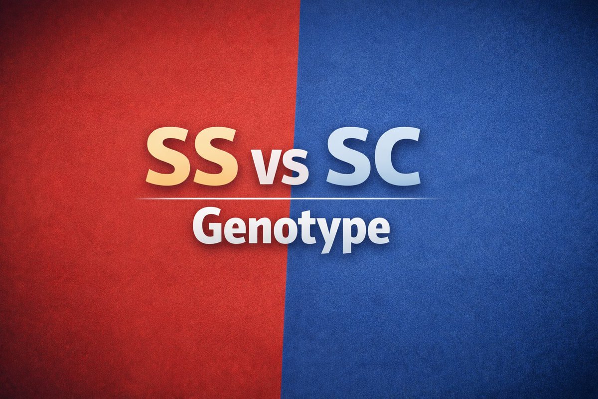educatedtug01's tweet image. RT @funso38: What’s the real difference between SS and SC genotype?