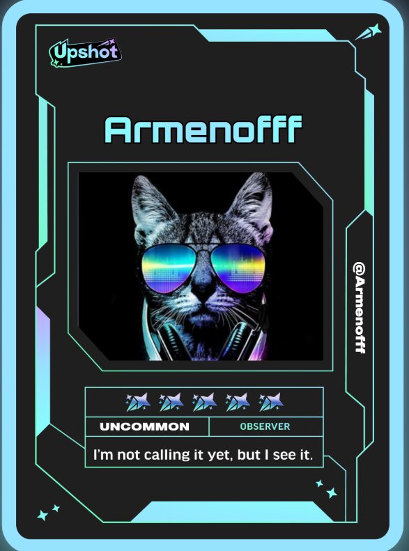 Armenofff's tweet photo. Just ripped my Predictor Card!

Ready to claim instant cash prizes, free packs and more.

Welcome to Prediction Play on @upshot_cards

Your turn
https://t.co/siDd1O12lm https://t.co/mDjmkQCwJb