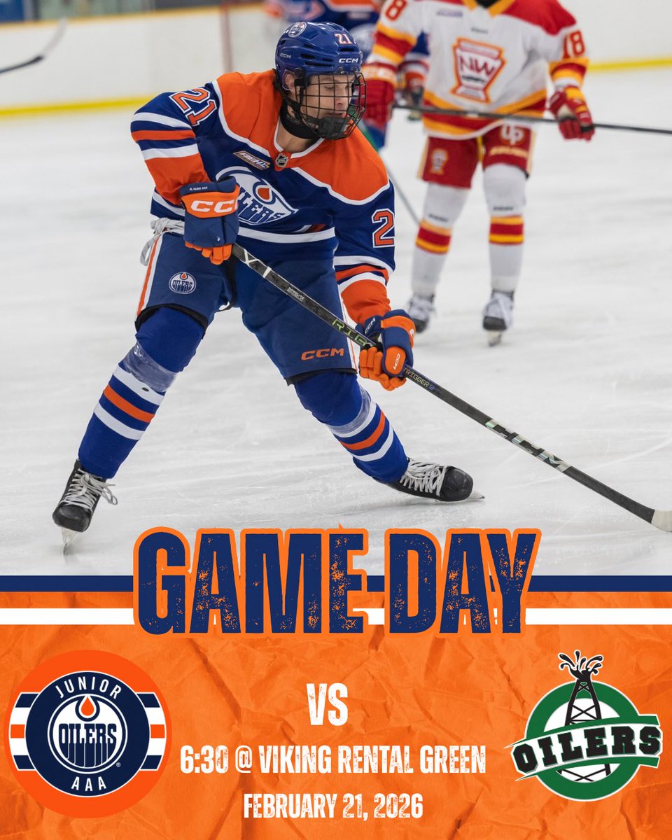 Edmonton U18 AAA Junior Oilers Orange tweet media