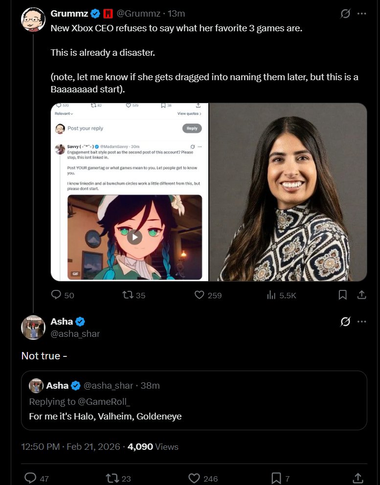 Thecrewtechtips's tweet image. RT @LegacyKillaHD: Xbox's new boss is already dragging Grummz lmao