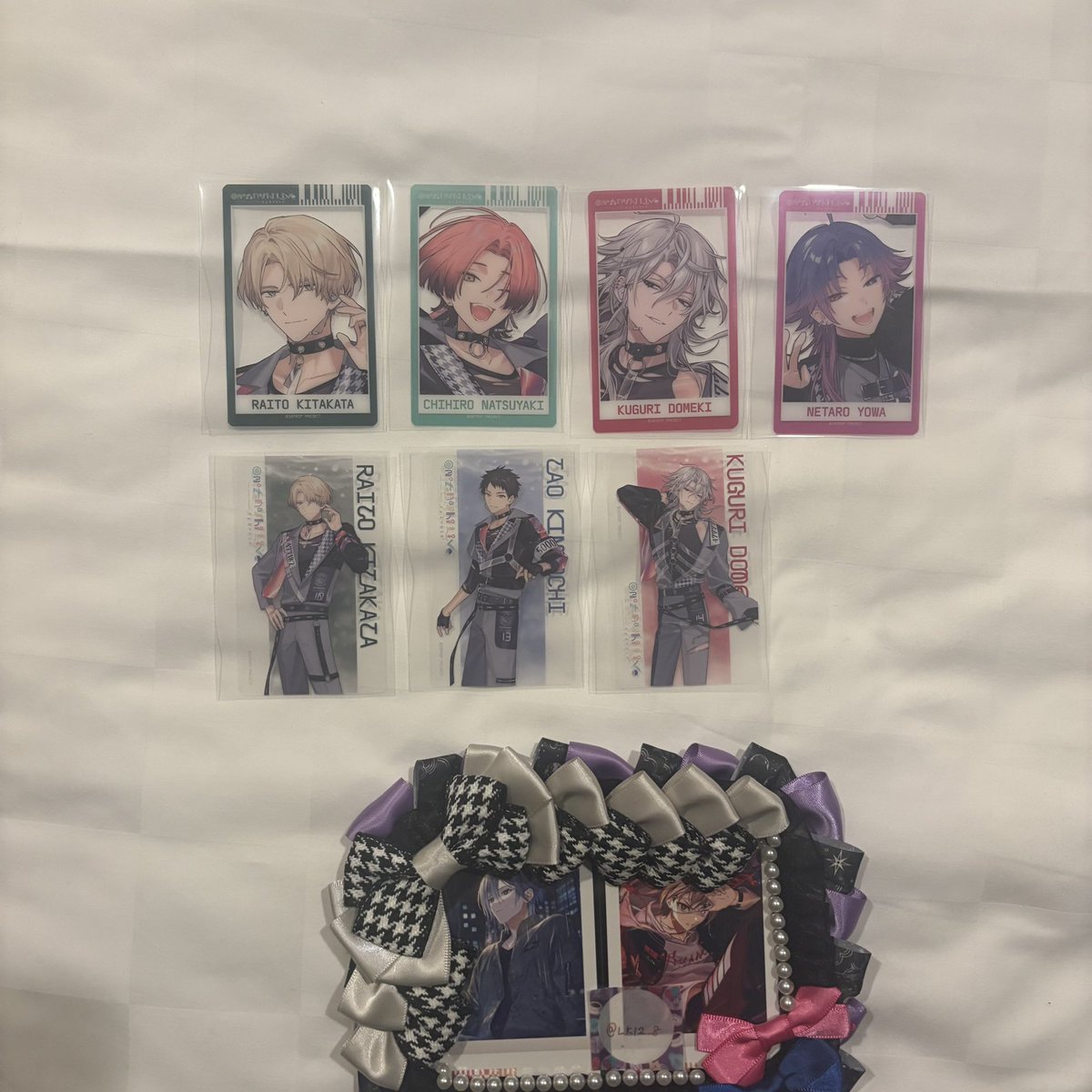 LK12_8's tweet photo. 【交換】18TRIPエイトリ おもライ クリアカード 特典チェキ風カード 

譲:雪風.添.礼光.季肋.潮.來人.千弥.太緒.潜.子タろ

求:凪.琉衣

凪特典.琉衣アップを優先して探してます。
02.03両部参加のため開場近辺手渡し可能です。

検索からもお気軽にお声掛けください。 https://t.co/G0rpMSE0aQ
