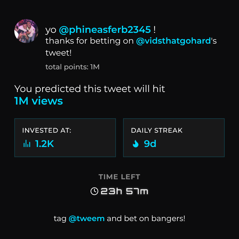 tweem's tweet image. 