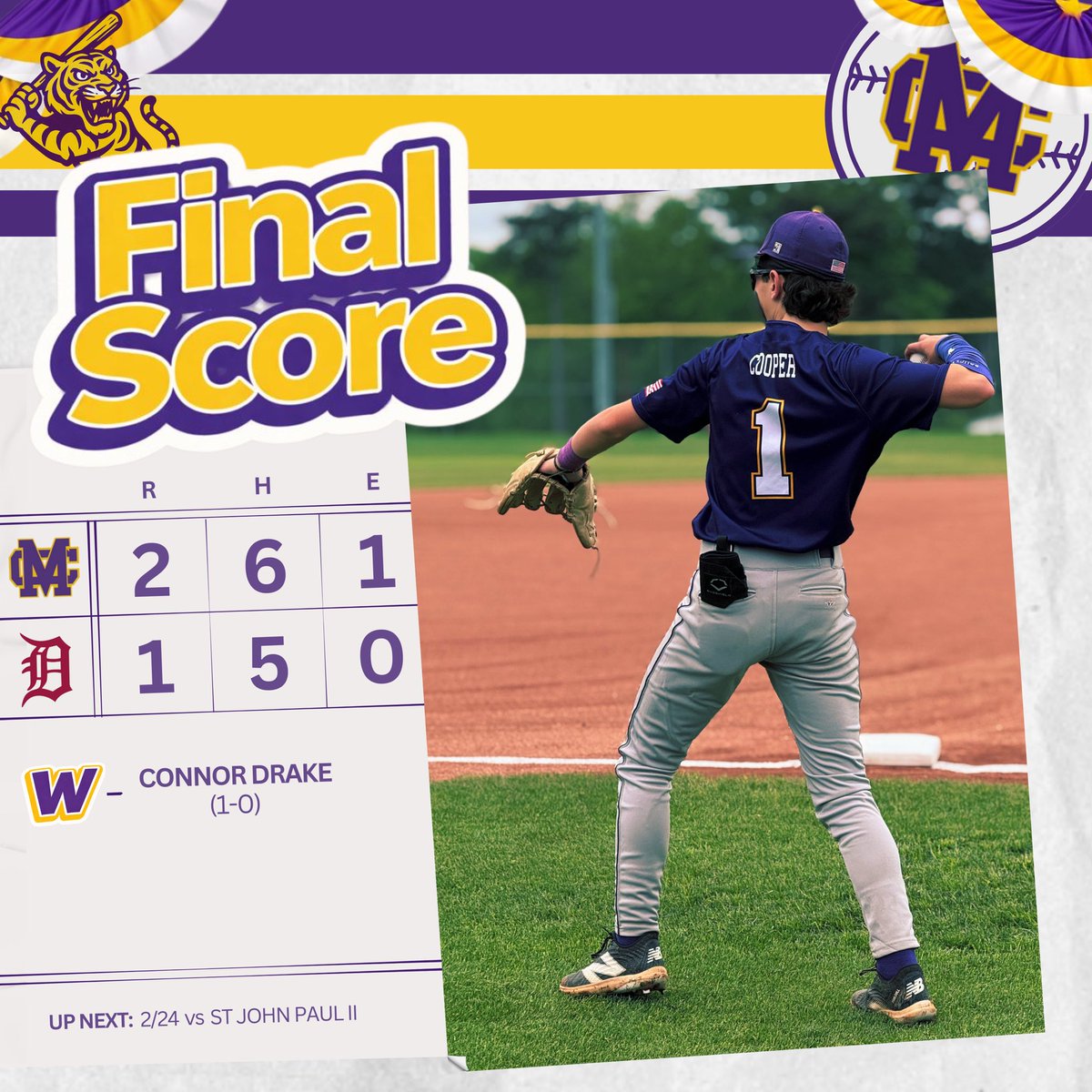 MCHS Baseball tweet media