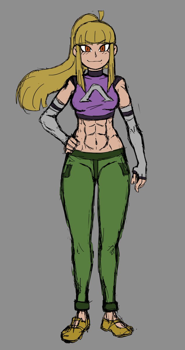 rabisco de uma oc da minha amiga