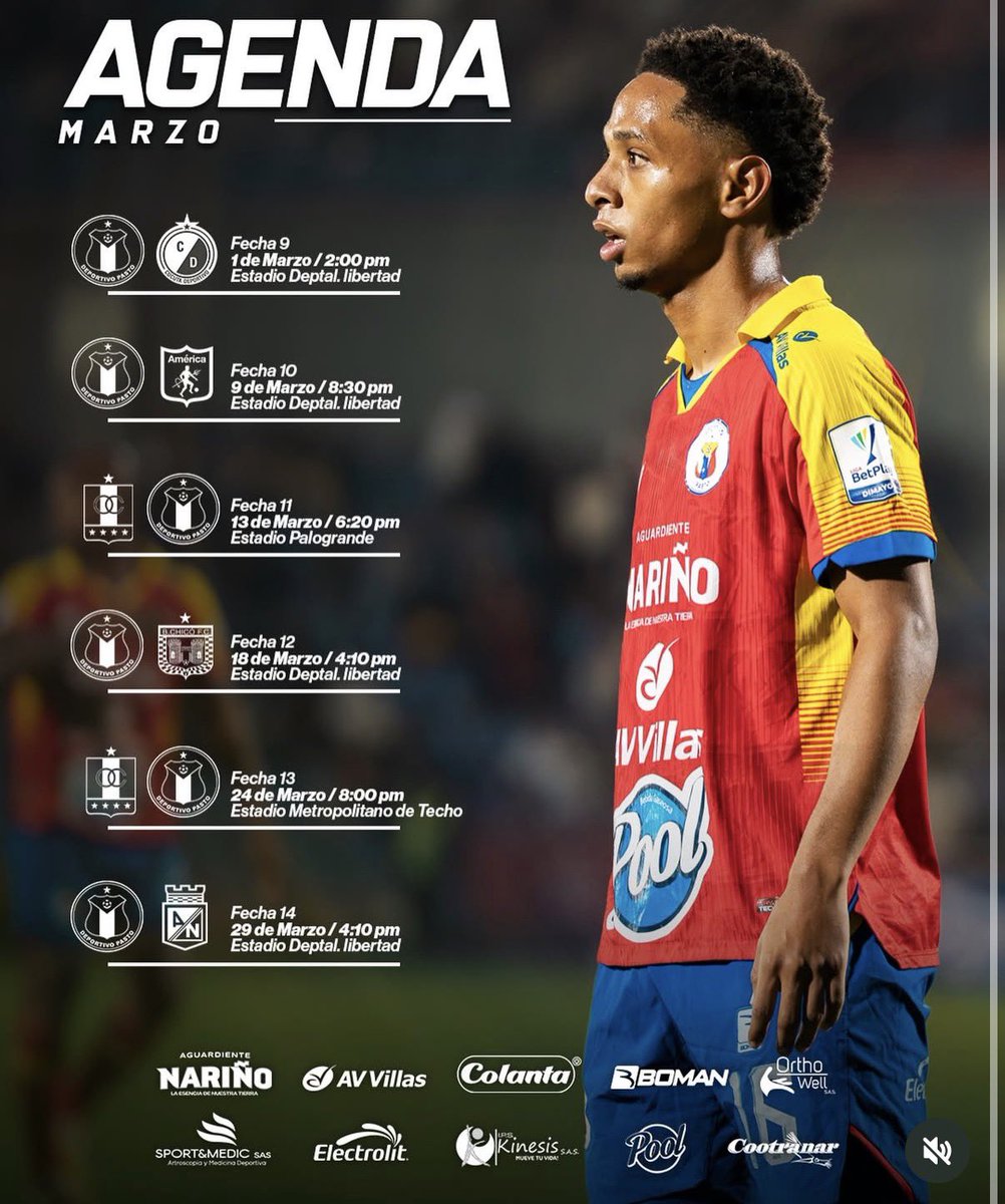 <a href="/DeporPasto/">Deportivo Pasto</a> jajaja ay CM, 
Jugamos contra el Once en el metropolitano de techo de Bogotá 🔥🔥