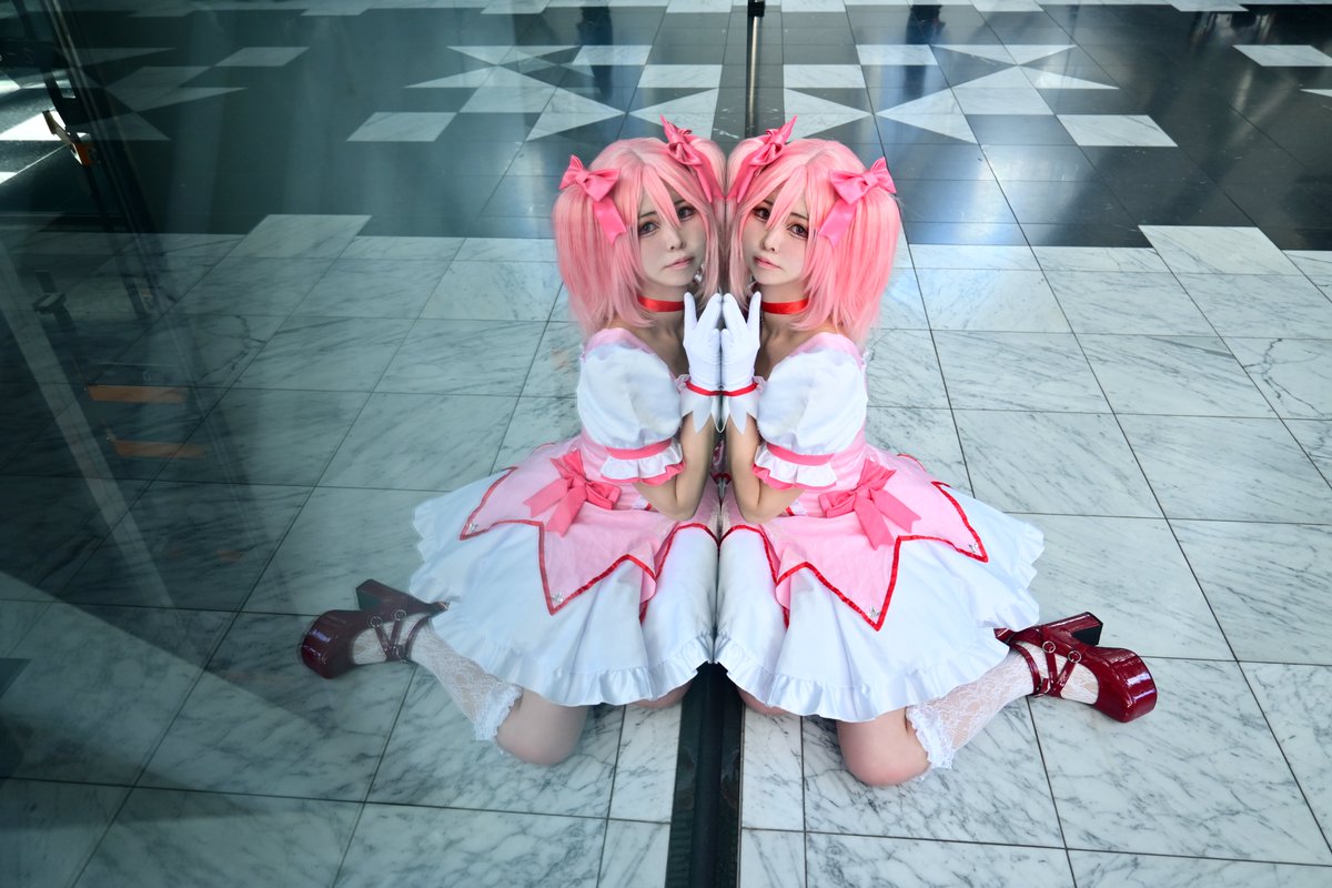 ⚠︎︎cos まどマギ 鹿目まどか 📸 (@akaipuresute )さん #コスメルin