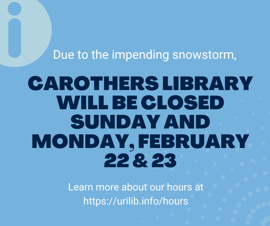 URI Libraries tweet media