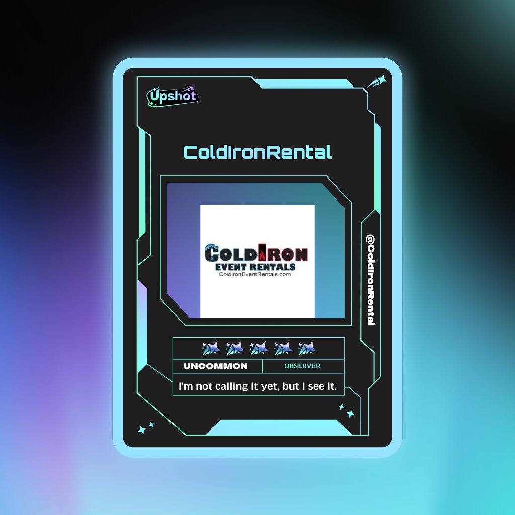 ColdIronRental's tweet photo. Just ripped my Predictor Card!

Ready to claim instant cash prizes, free packs and more.

Welcome to Prediction Play on @upshot_cards

Your turn
https://t.co/iM3WfyeF10 https://t.co/RGNGQugXK0