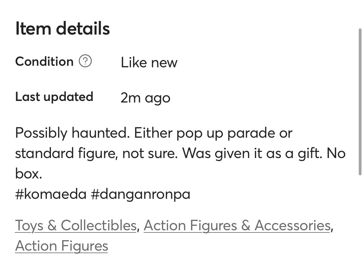 I’m so scared of this mercari order WHAT MAKES IT HAUNTED???¿¿