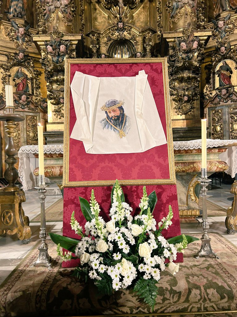 Hoy hemos acudido al último día del Solemne Triduo en honor al Santísimo Cristo Camino del Calvario de la Cofradía del <a href="/DespojadoVA/">Despojado Valladolid</a> y a la presentacion del paño de la Verónica 2026, Obra de Miguel Ángel Soria.

Gracias por vuestra invitación y trato recibido.

#Pilar2026