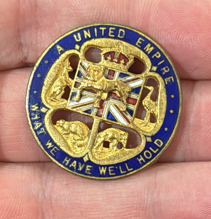 Saddest pin I own. British empire

“What we have we’ll hold” - confidentially said 100 years ago