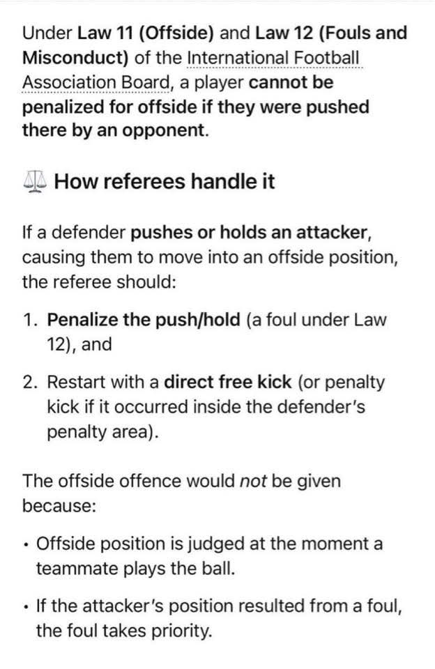 Magpie24_7's tweet photo. For clarification purposes here's the rule. 

Shocking decision tonight. Again. 

#NUFC #NUFCNews #Newcastle #EPL @FA_PGMOL

📷 Courtesy of Benjamin Hart https://t.co/rdOwT82lD2