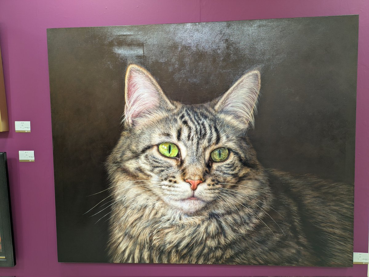 以前拝見させていただいた疋田正章さんの猫ちゃんの絵がとても素敵だっ