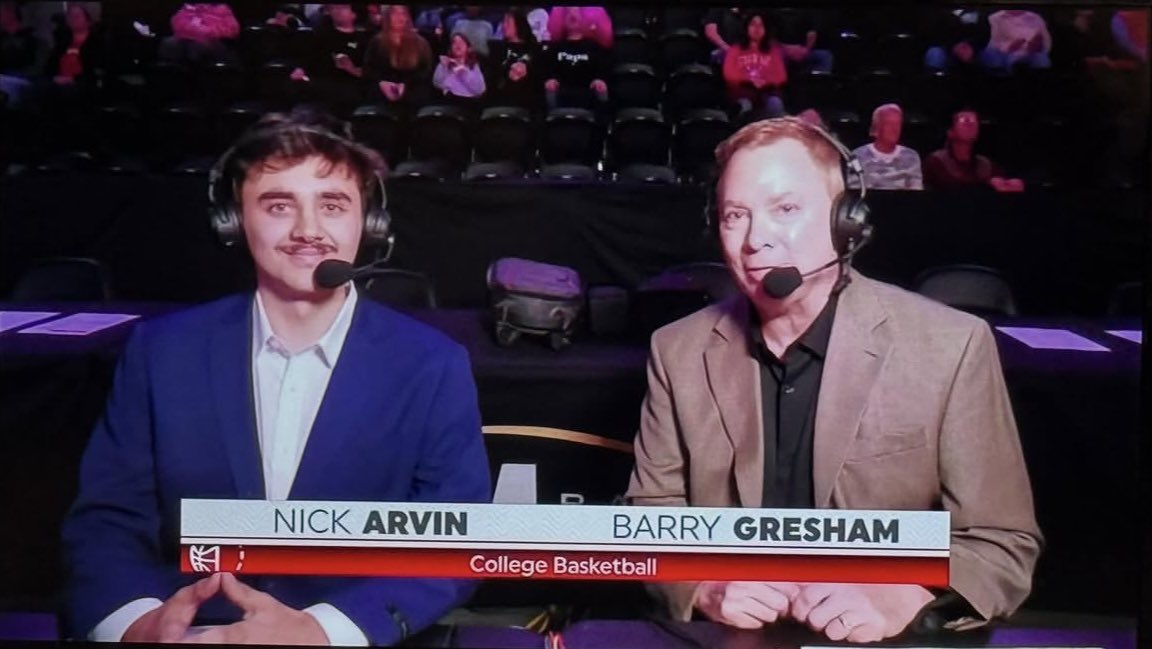 Amazing experience today on my first ESPN+ broadcast.

Huge thank you to <a href="/BTGresham/">Barry Gresham</a> for making it happen!
