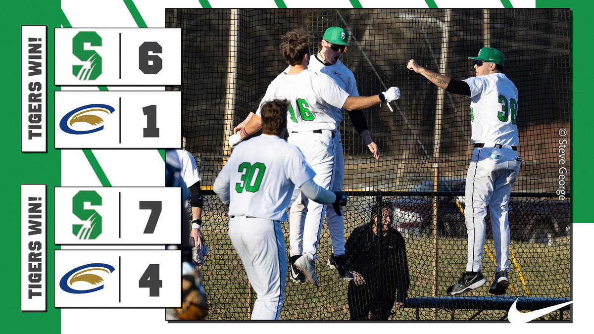 SalemBSBL's tweet image. 🐅The Salem Sweep🐅

Great Team Baseball &amp;amp; strong relief appearances give us our 2nd weekend sweep in a row6️⃣

We’re back at The Frank this Friday for our first game of the MEC/PSAC/GMAC crossover vs. IUP❗️

#FAMILY #GET2