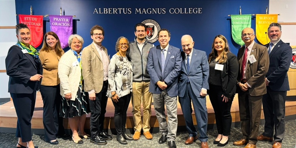 AlbertusSocial's tweet image. Proud to have hosted our annual Legislative Breakfast with Martin Looney (D), Toni Walker (D), Al Paolillo (D), Steve Winter (D) &amp;amp; MJ Shannon (D). Meaningful dialogue on expanding opportunity &amp;amp; strengthening CT’s workforce.

#AlbertusMagnusCollege #NewHaven #LegislativeBreakfast