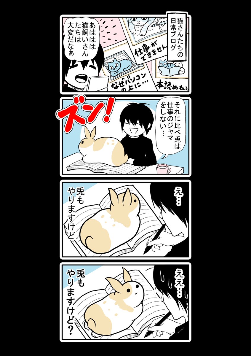 kakimiya_nazo's tweet photo. 猫の日なので
🐰🐱意外な共通点
#猫の日
#うさぎ https://t.co/BAHGjUCtHh
