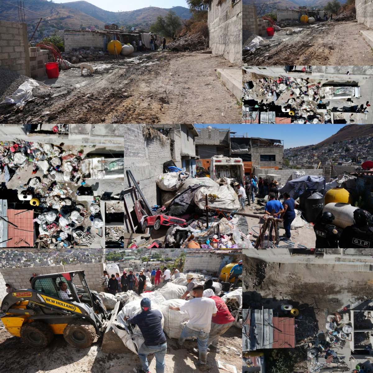 Tlalnepantla retiró 41 toneladas de basura en la zona Oriente 🚛🗑️ Durante la jornada se rescataron 5 perros y participaron fuerzas federales y municipales. La imagen urbana mejora con acciones permanentes. #Tlalnepantla #ImagenUrbana - radiografiainformativa.com.mx/jornada-de-lim…