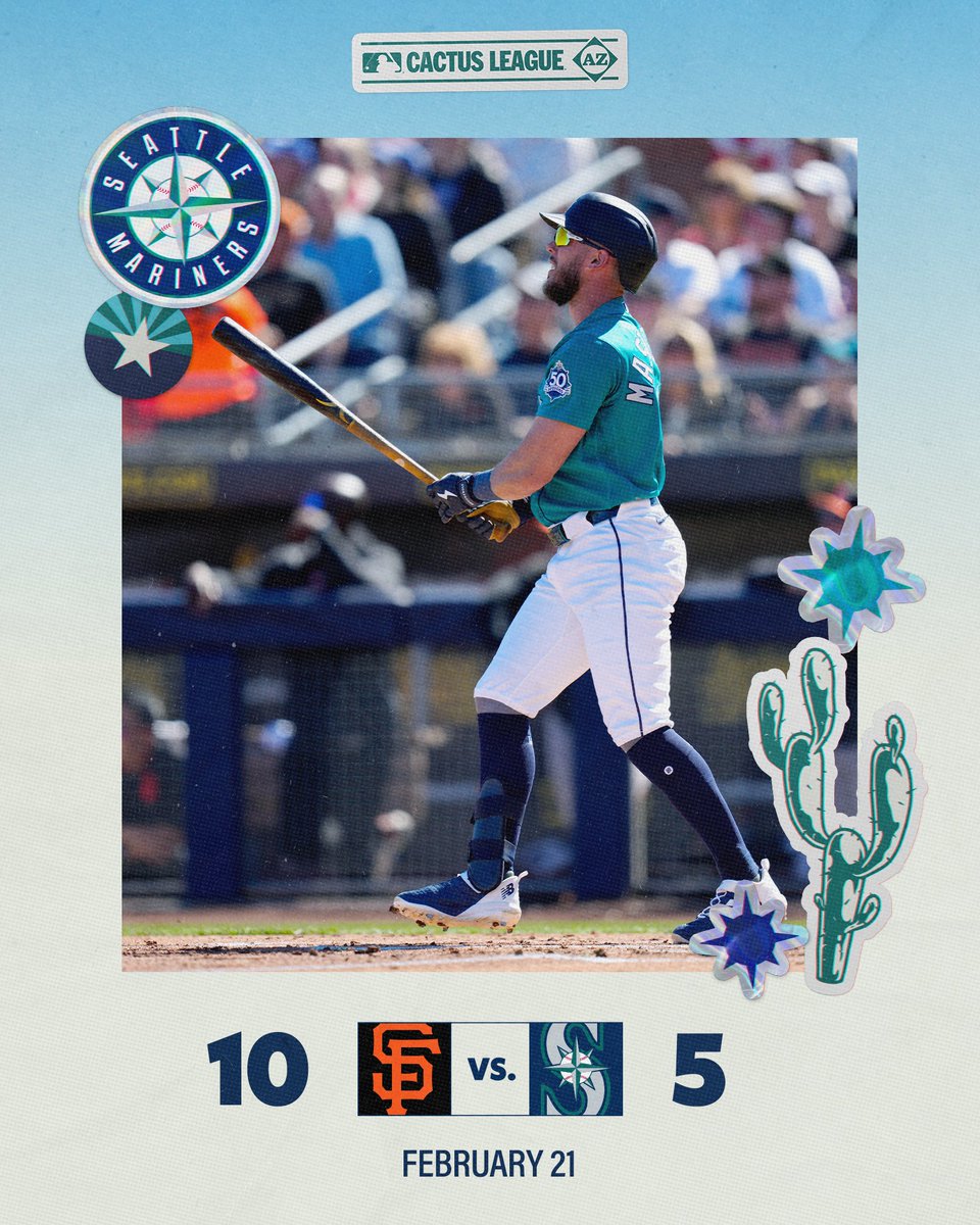 Emerson Hancock punched out four in 1.2 innings, Muny added two Ks and Miles Mastrobuoni launched our first Spring Training grand slam.
Back at it tomorrow in Goodyear vs. the Reds at 12:05 p.m.