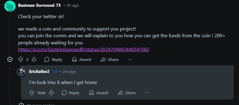 EricKeller2's post has 28,000 likes and 3 million views. He is about to claim the transaction fees, and the community will support him in achieving his goals.

4ugCrJ9BPPpQtC9efsQga6wvVwonrC8wwQtWrUNv9ggH