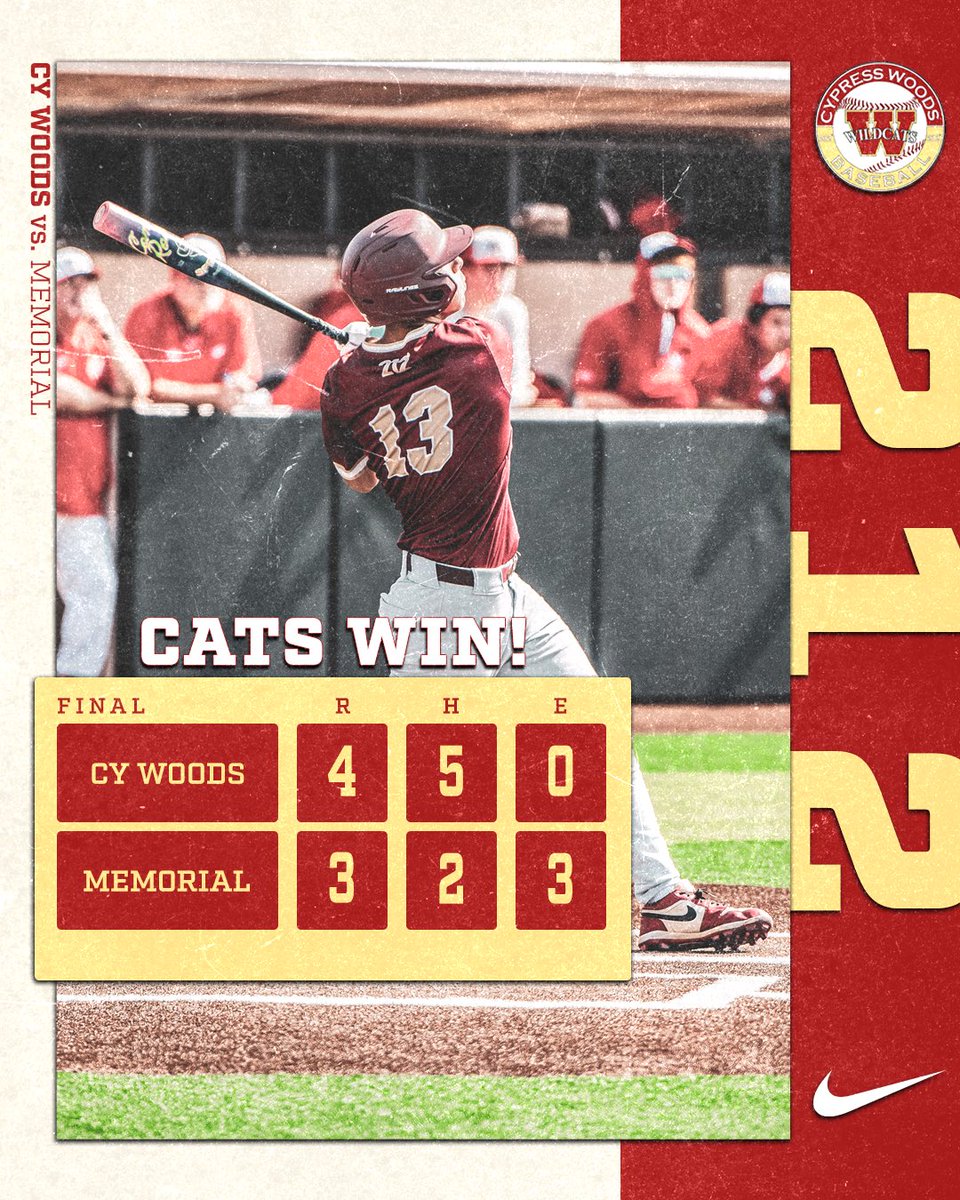 Cypress Woods Baseball tweet media