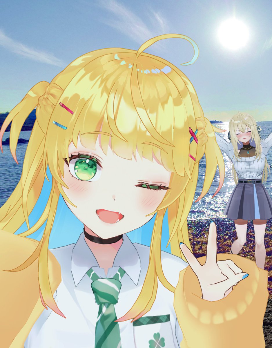 yuka_ita's tweet image. RT @tart_ovox: おはらぎ🌊🌝✨

らぶらぶ女子旅2日目🫶💛
楽しいお写真みんなに見せてあげる〜🤭✨

本日も最強最高に楽しもうねっ💪✨

#おはようVTuber #たるまないと