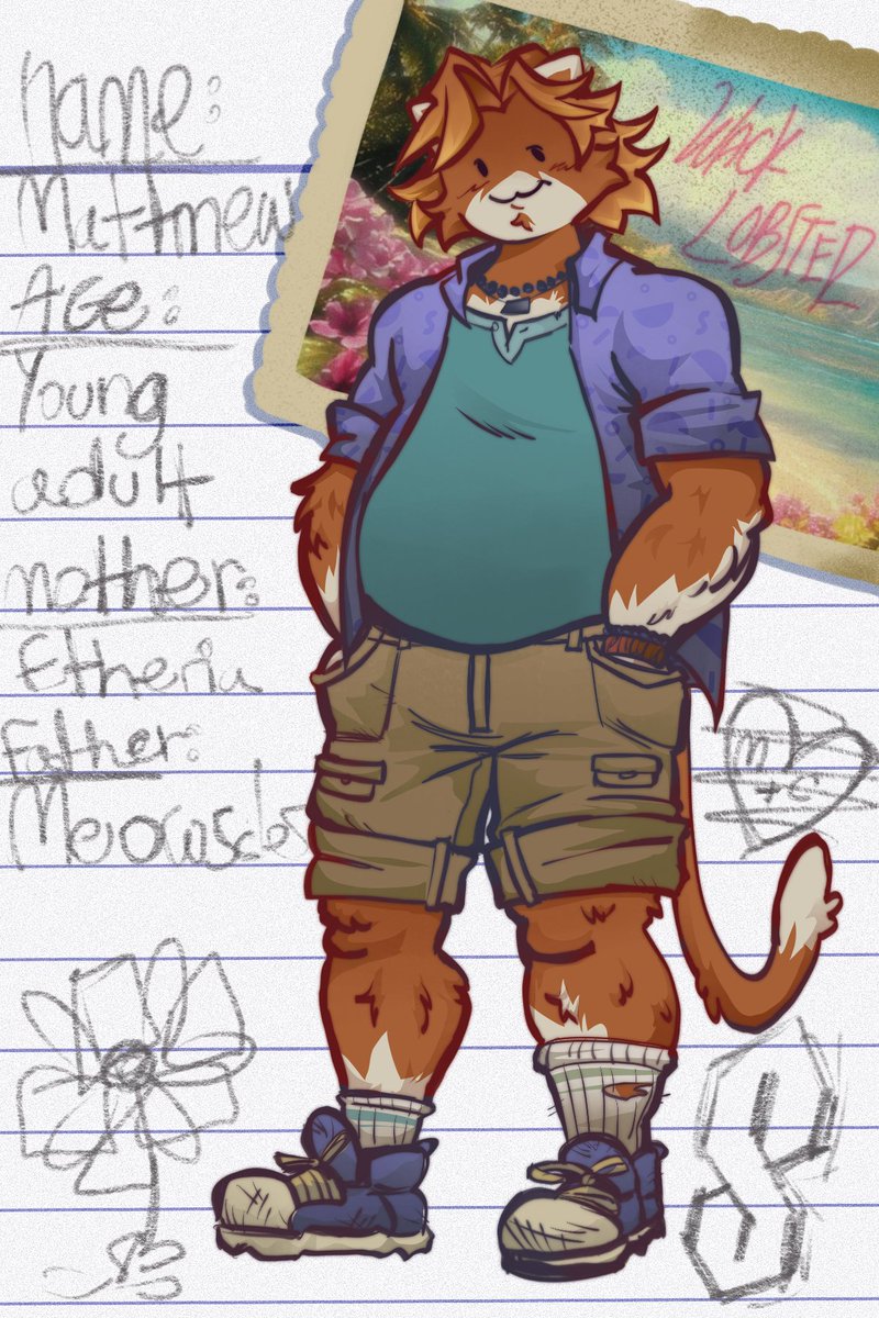 Mattmew (one of the #meowtheria sons) 
#fortnite #fortniteoc #fortniteart #meowscles