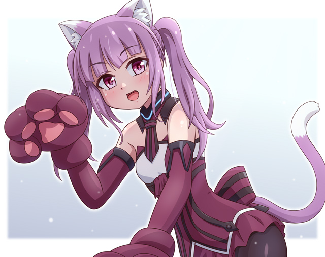 キャル(プリコネ) ,karyl_(summer)_(princess_connect!) 「猫の日にゃん」|よすずのイラスト