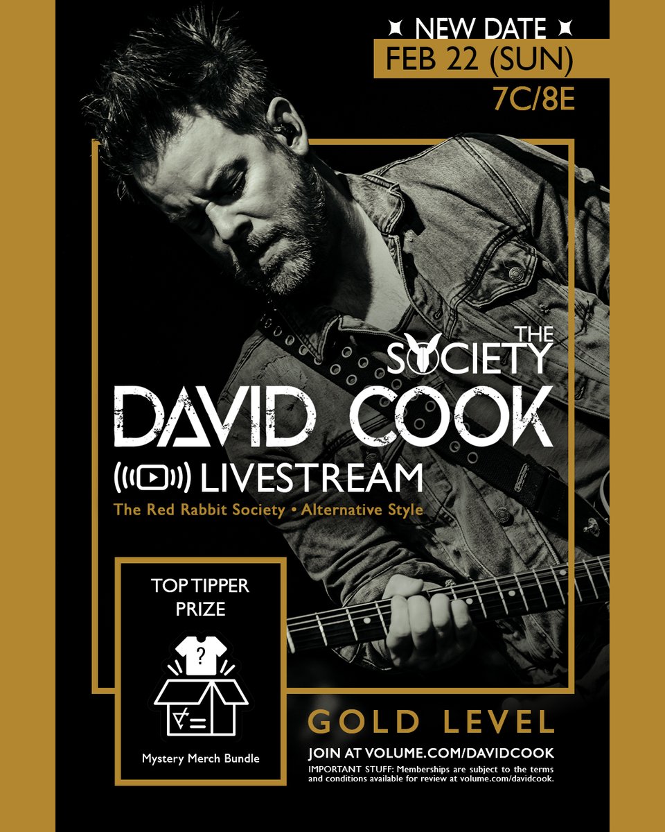 David Cook News/Info tweet media