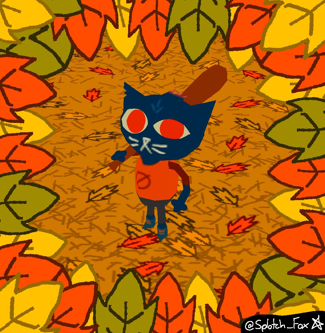 Splotch_Fox's tweet image. Happy 9 Years of Night in the Woods!
#nightinthewoods #NITW #mae #Maeborowski