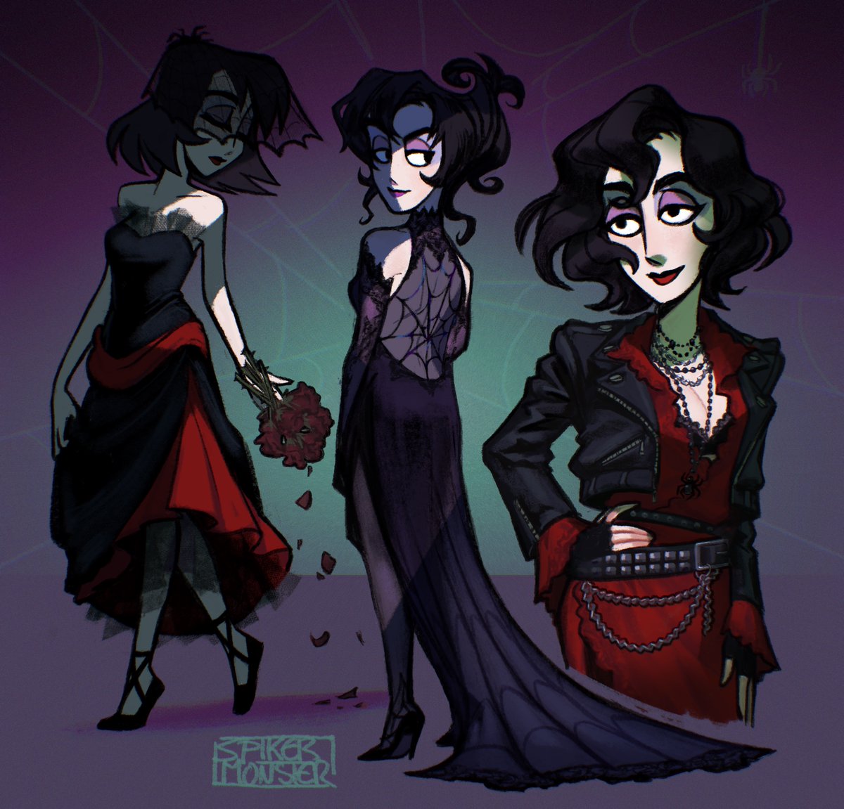 finally got around uploading breakdowns for these at the secret club! included some scrapped designs as well, go check it out 🥀