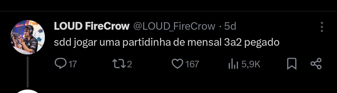 Tá pago pelo menos matou a saudade