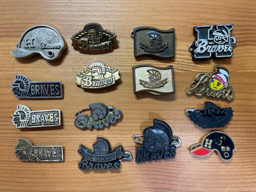 阪急ブレーブスのピンバッジ 記憶がよみがえりました。