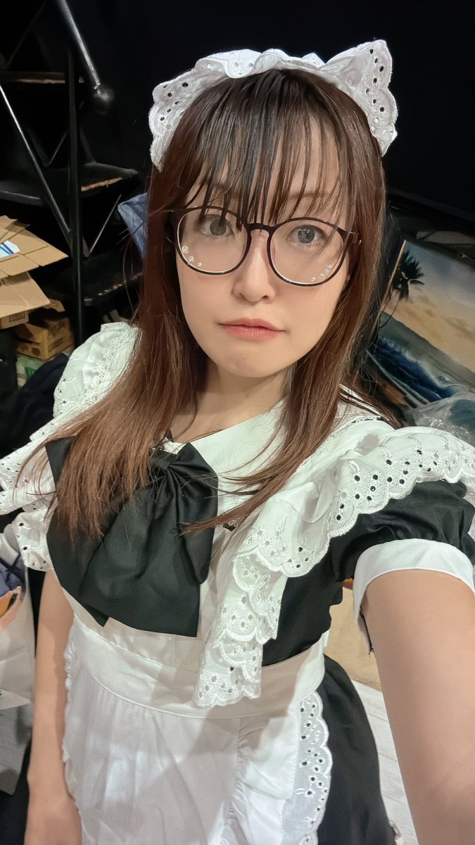 おはようございます！☀️

昨日のミニワンマンライブ頑張りすぎて前髪汗だく凄すぎて見てこれ😳
メイドなのに😂

どうしたらよいかな〜😂😂😂笑笑

 #メイド  #コスプレ  #アイドル #神聖フレラモ #LIVE