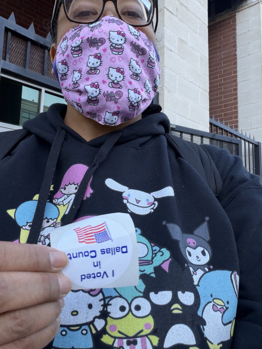kimi_possibly's tweet photo. I did my Black Texas duty in the Texas primary today https://t.co/5T47G3w6iY