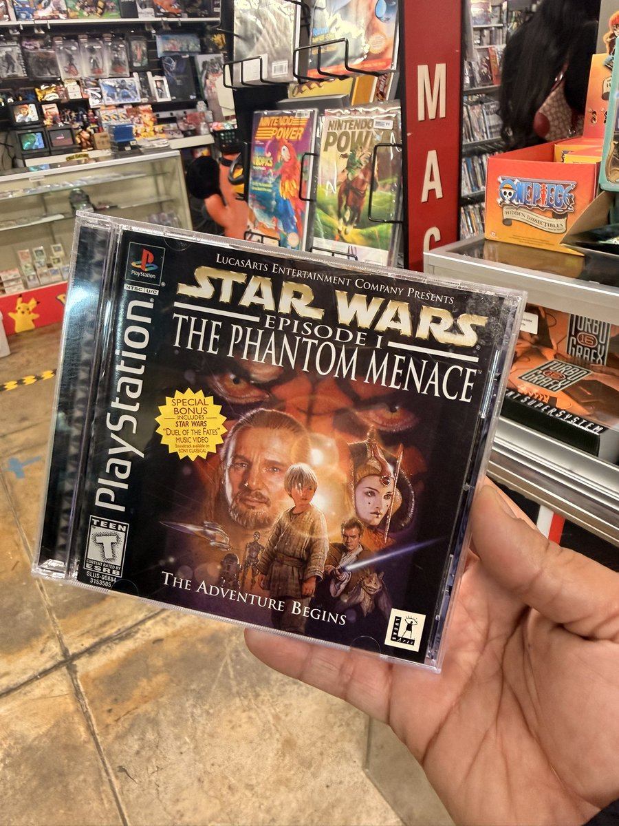 StarWarsThrift's tweet photo. Recently got a PS1 so it was about time I picked up a game. https://t.co/TmYZUBAyb1