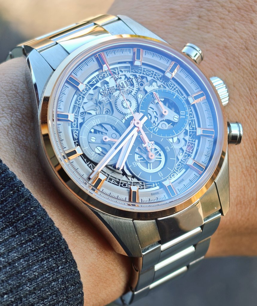 おはようございます🔆🔆 ゼニス クロノマスター エルプリメロ フル