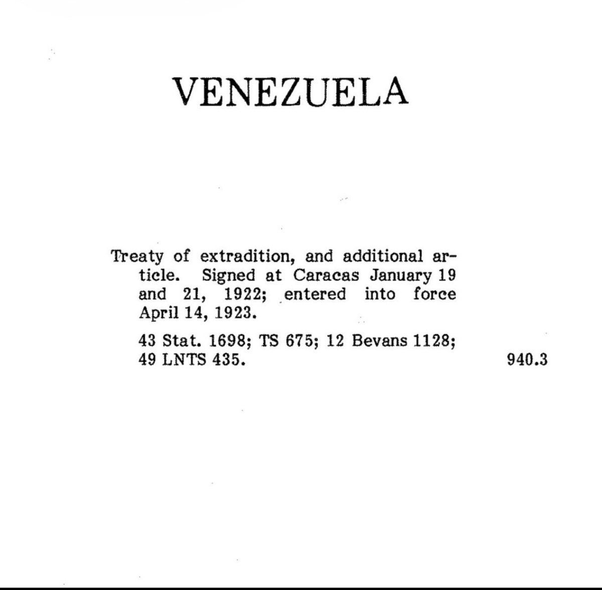 🇺🇸🇻🇪¡ALERTA ROJA PARA EL RÉGIMEN!

Estados Unidos considera vigente el tratado de extradición con Venezuela de 1922, ignorando la supuesta prohibición de la Constitución chavista de 1999.

¡Van directamente por las cabezas del régimen!  
Diosdado Cabello y Vladimir Padrino López